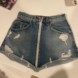 Carmar Los Angelos mini jean skirt